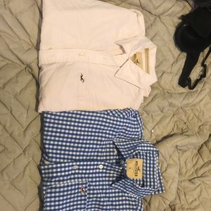 Hollister button down shirts for men
